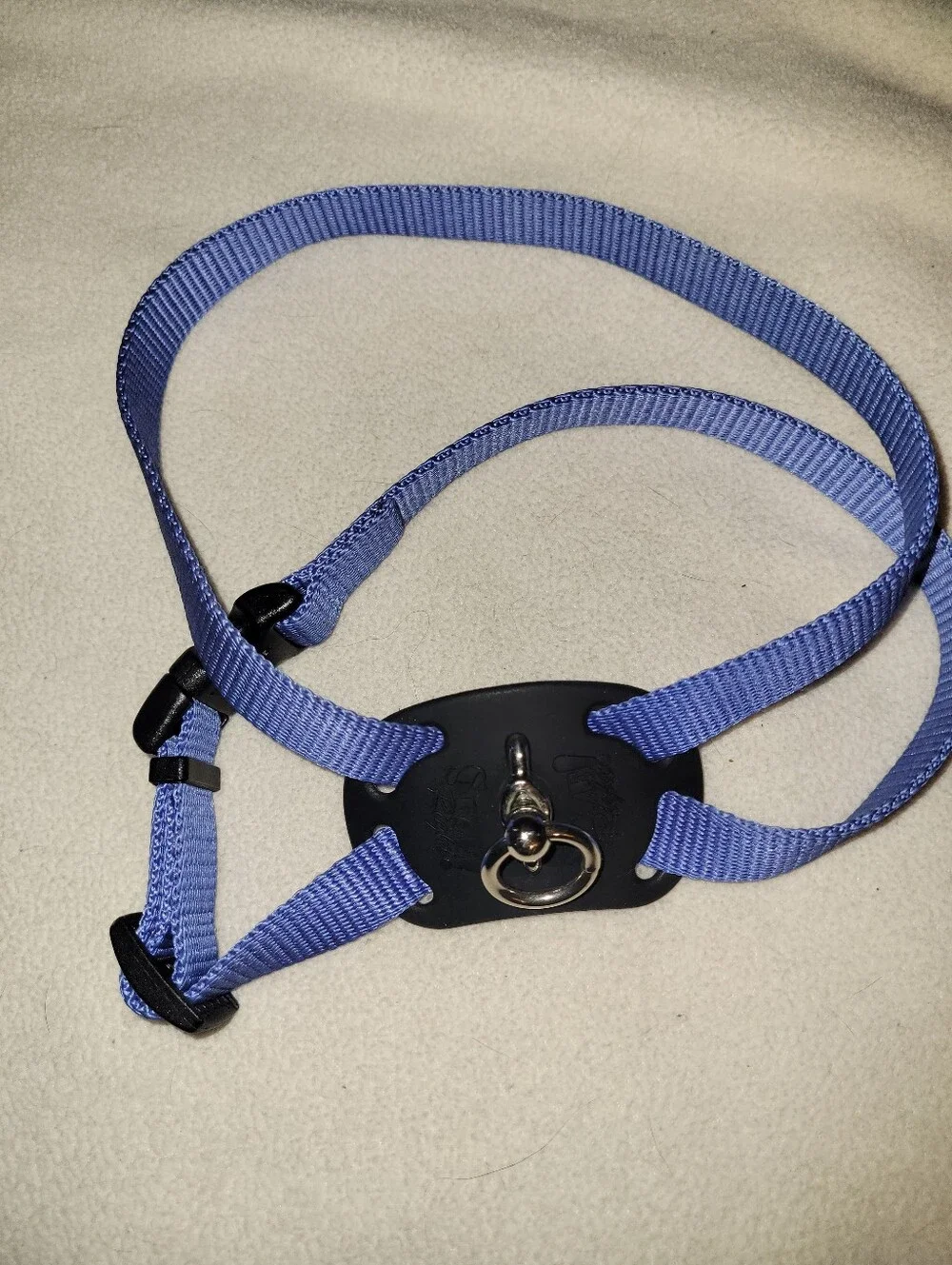 Supet Dog Grooming Hammock Harness for Dogs Cats Coral Blue Small + Gentle Lead
